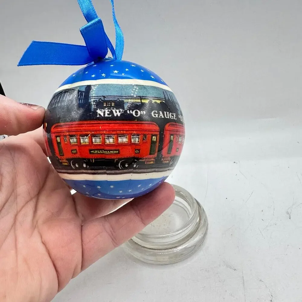 Lionel Trains 3" Christmas Ornament O Gauge holiday bauble BLUE - Picture 4 of 7